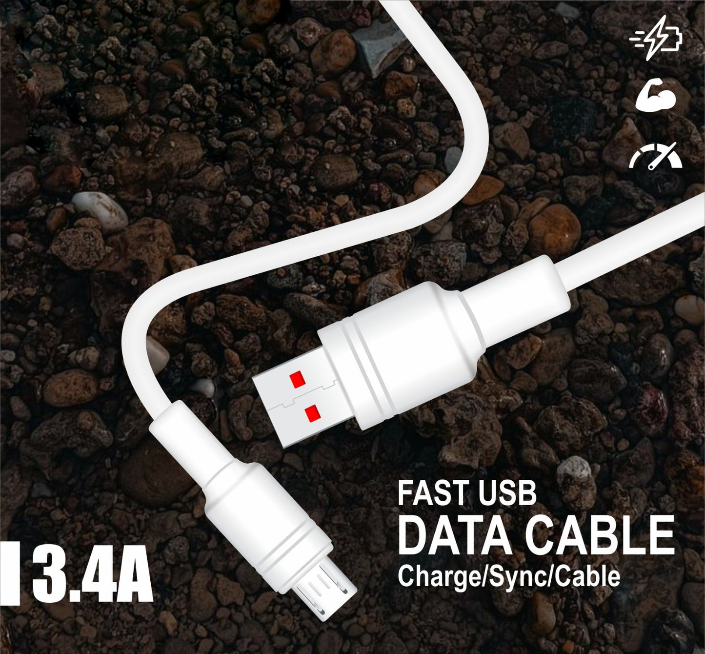 OVO Original Fast Charging Cable for Andoid / iPhone / Type-C
