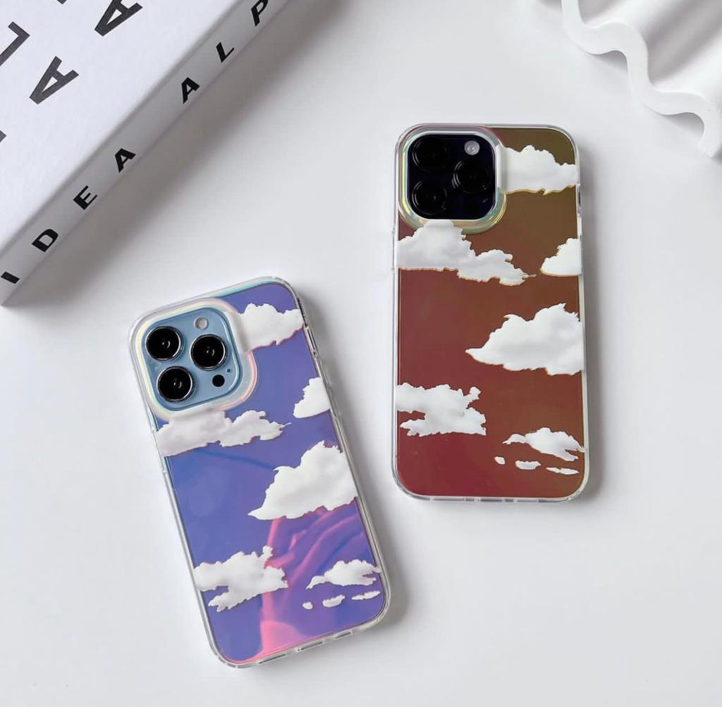 New CLOUD HOLOGRPAHIC CASE