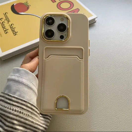 Luxury CARD POCKET CASE for 15promax (Sale Price)