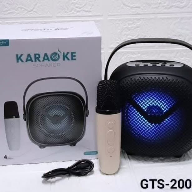 Karaoke High Volume Portable Speaker with Wireless Mic