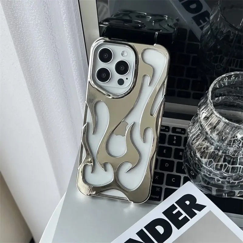 Premium Shine Flame π₯ Case