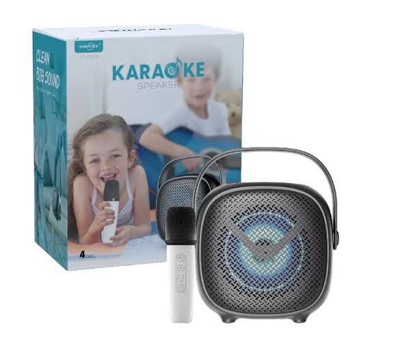 Karaoke High Volume Portable Speaker with Wireless Mic