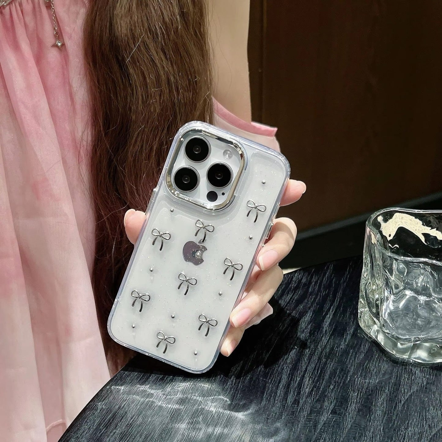 New Premium Bow 🎀 Glitter Case