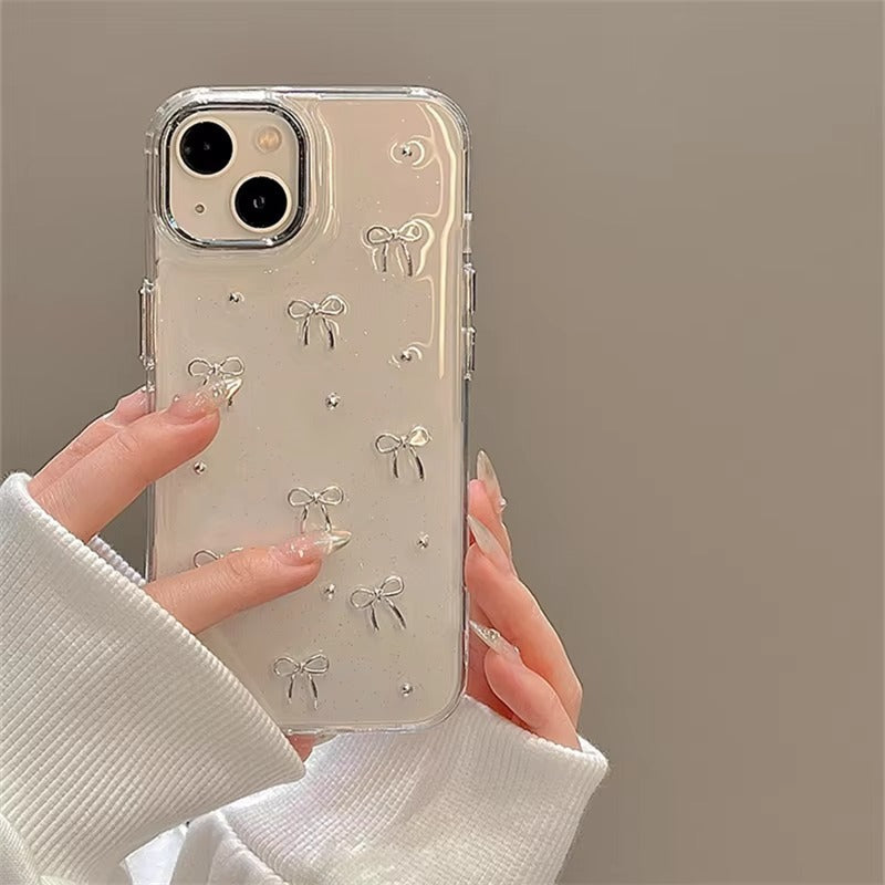 New Premium Bow 🎀 Glitter Case