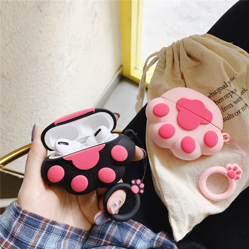 Black Paw Airpods Pro Case