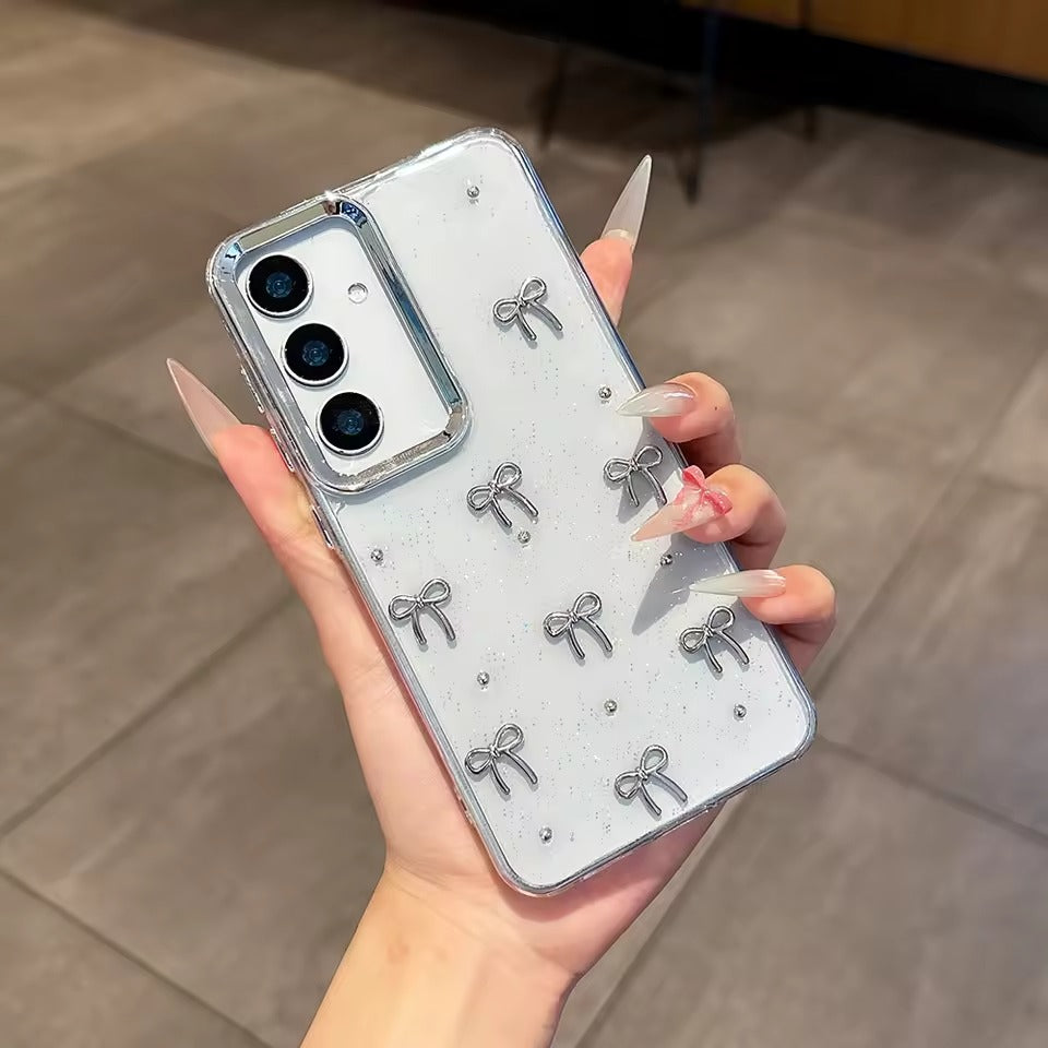 New Premium Bow 🎀 Glitter Case ( 50% OFF )
