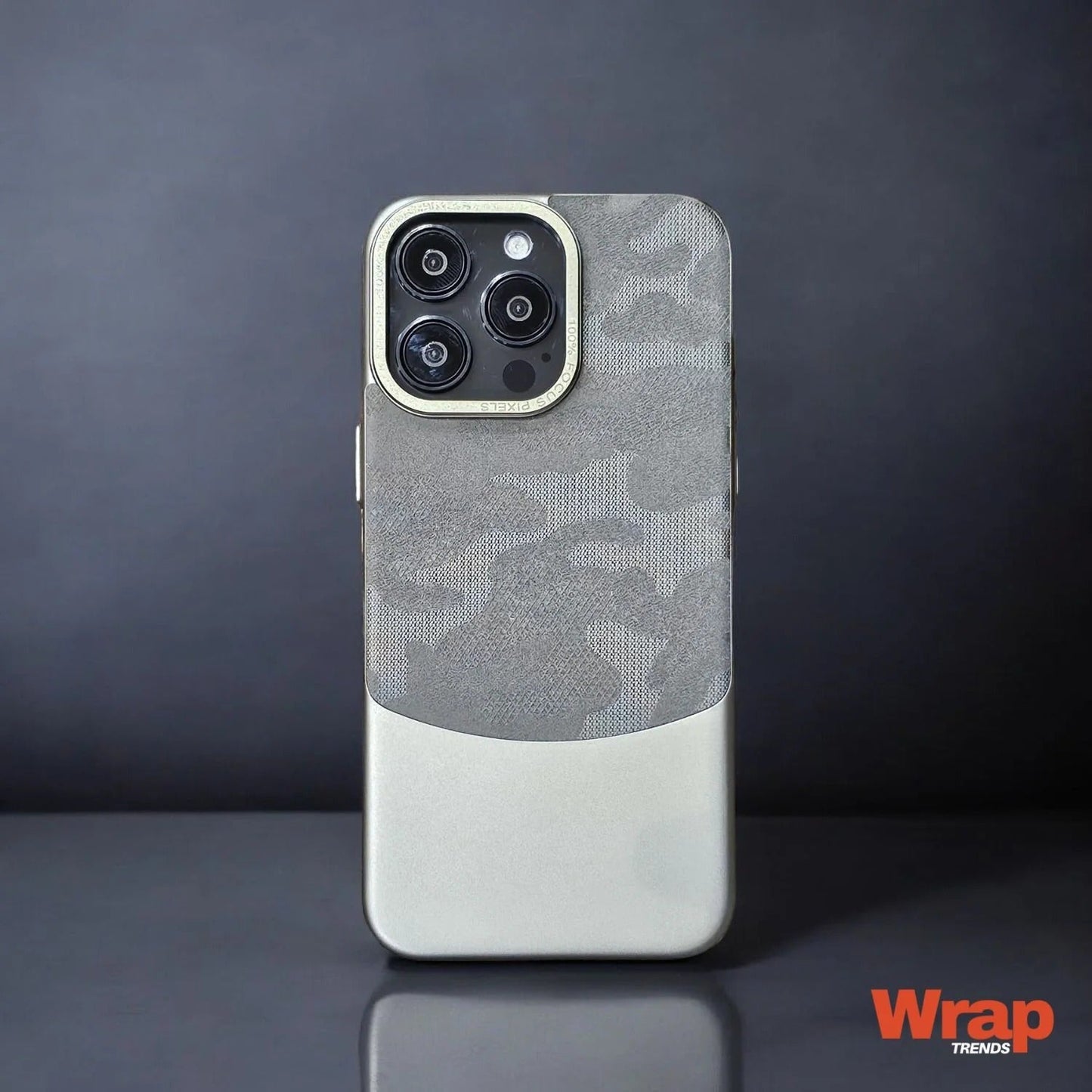 Camouflage Leather Fabric Bottom Case!