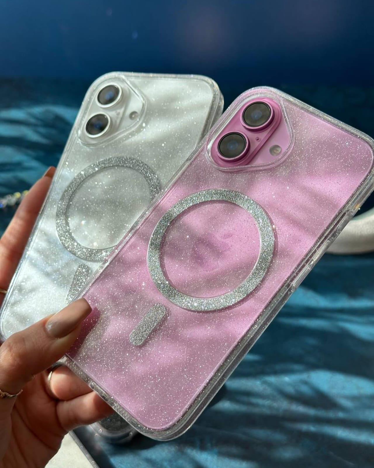 Bling Shimmer Magsafe Ultra Clear Case