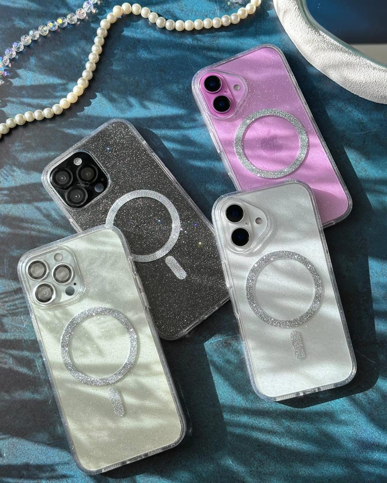 Bling Shimmer Magsafe Ultra Clear Case