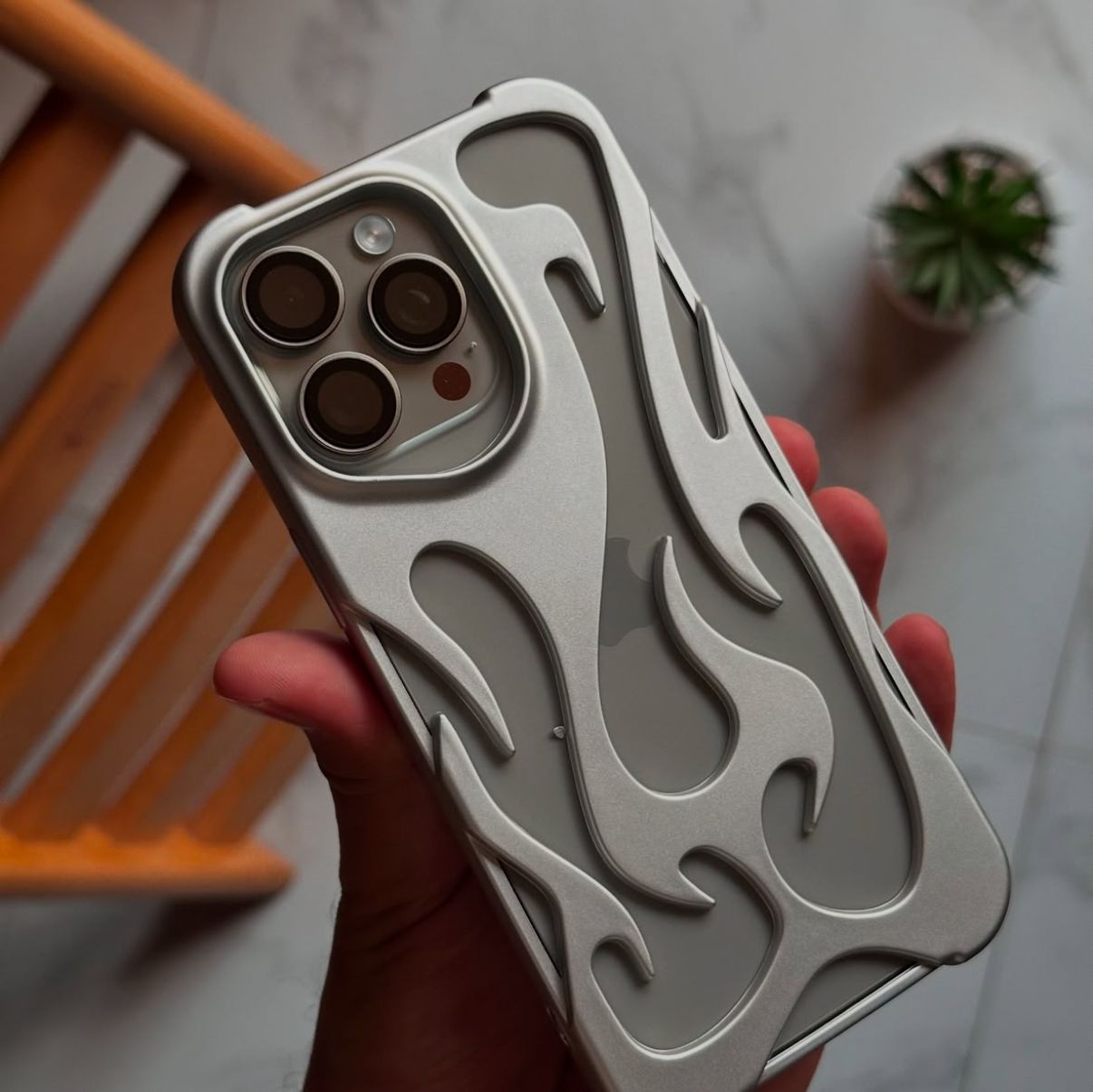 Premium Shine Flame π₯ Case