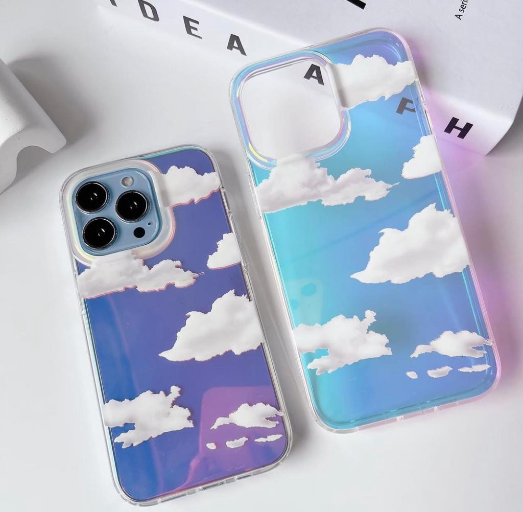 New CLOUD HOLOGRPAHIC CASE