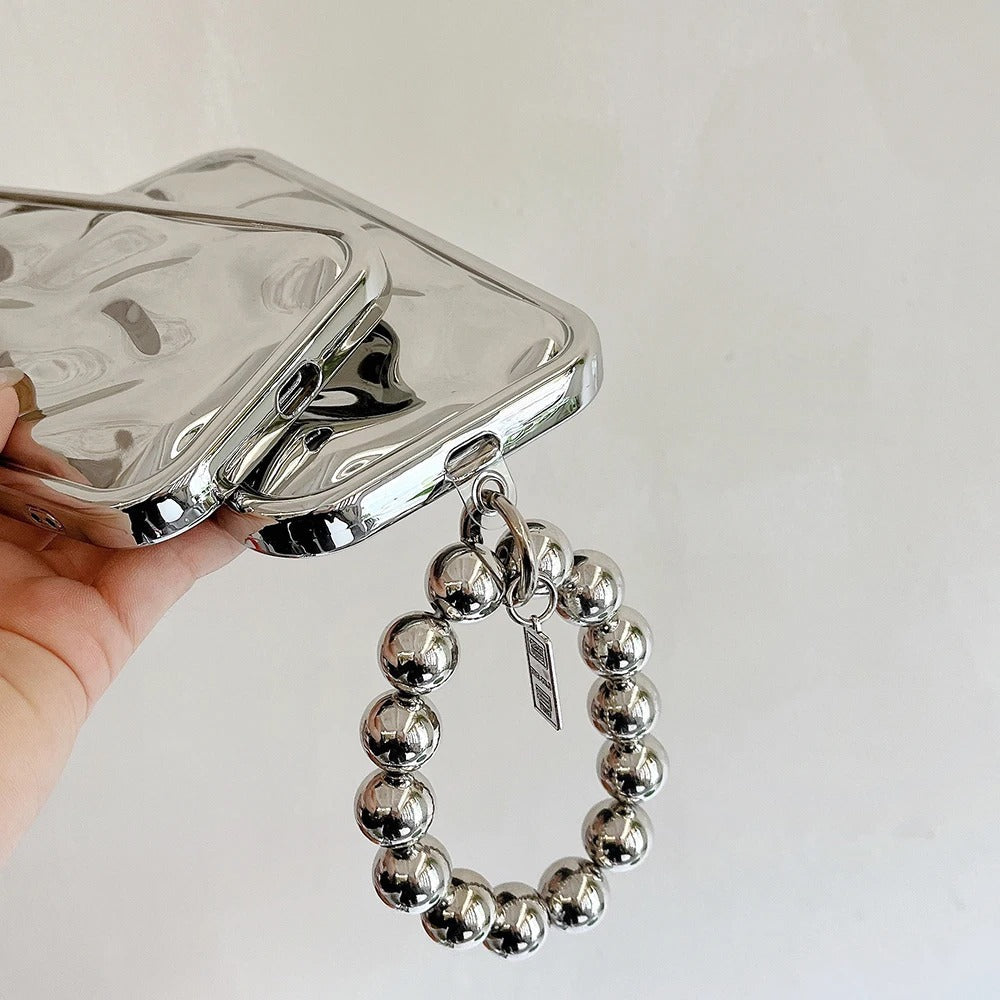🪐Silver Glossy Meteorite Laser Case