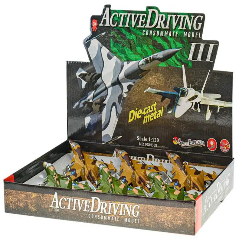 1:120 Diecast Model Military Airplane Assortment