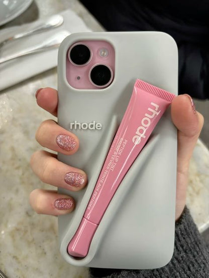 New Rhode LipGloss 💄 Silicone Case With Box 🩶