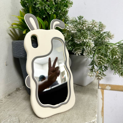 Rabitt mirror cartoon Case