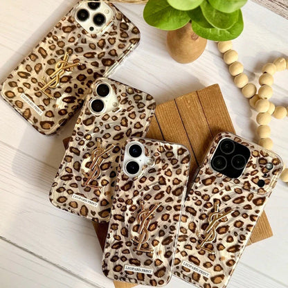 Leopard YSL Branded Case