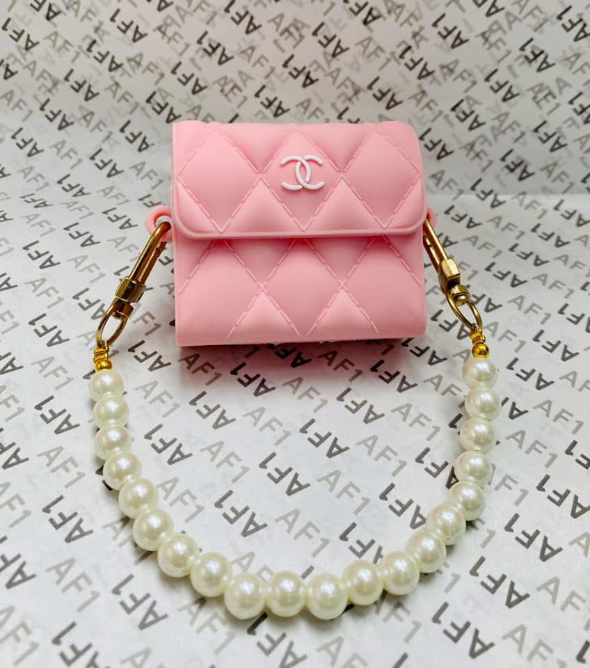 Chanel HandBag Airpods Pro/Pro2 Case with Chain
