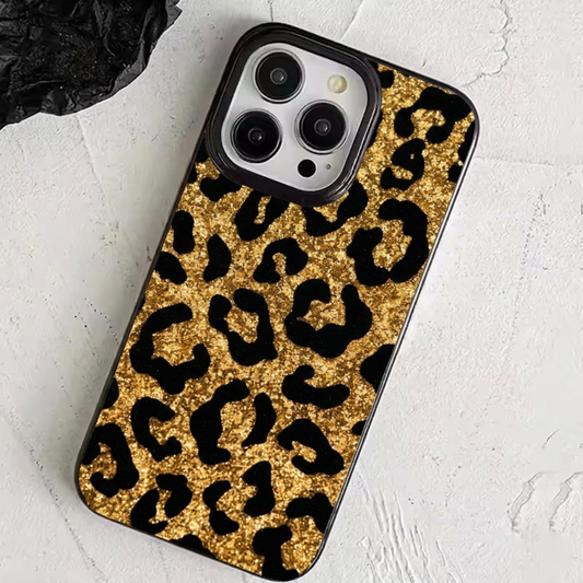 Golden Cheetah Print 2D Case