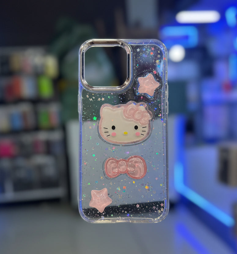 Hello Kitty Star Glitter Case