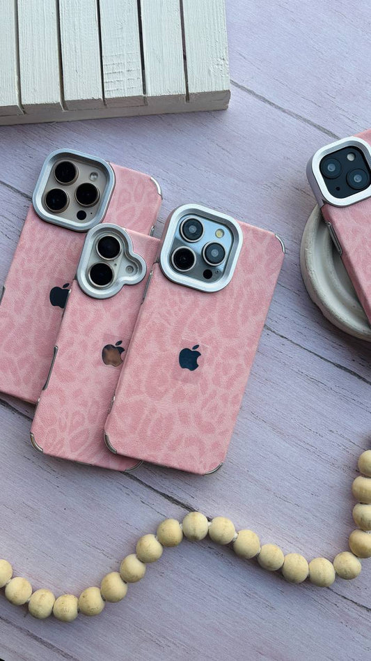 New Luxe Leapords Leather Feel Case