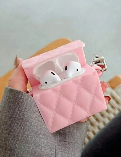 Chanel HandBag Airpods Pro/Pro2 Case with Chain