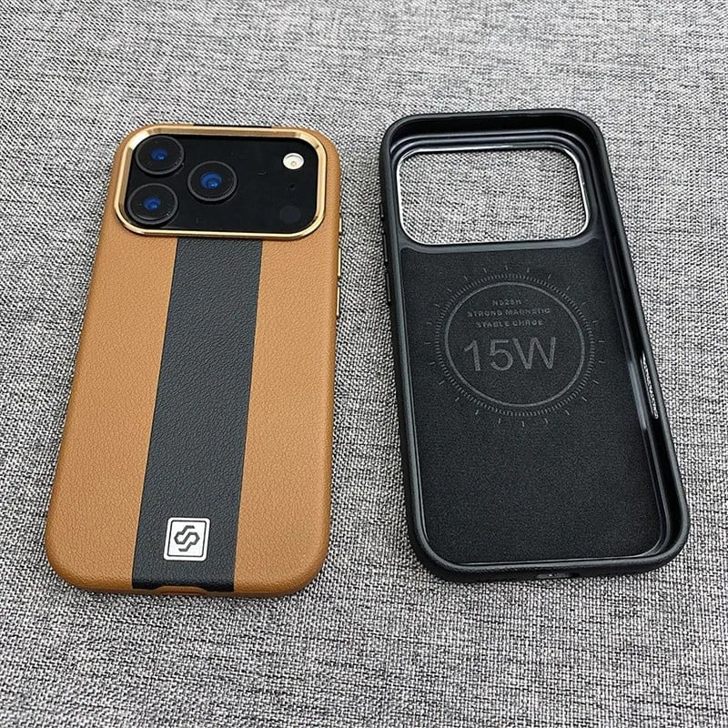 Souvette Dual Shade MagSafe Leather Case