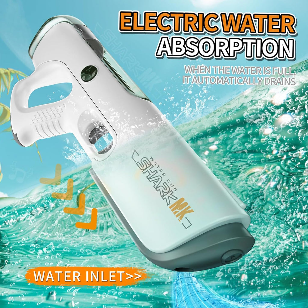 Automatic Water Shark Gun with Rechargeable Battery