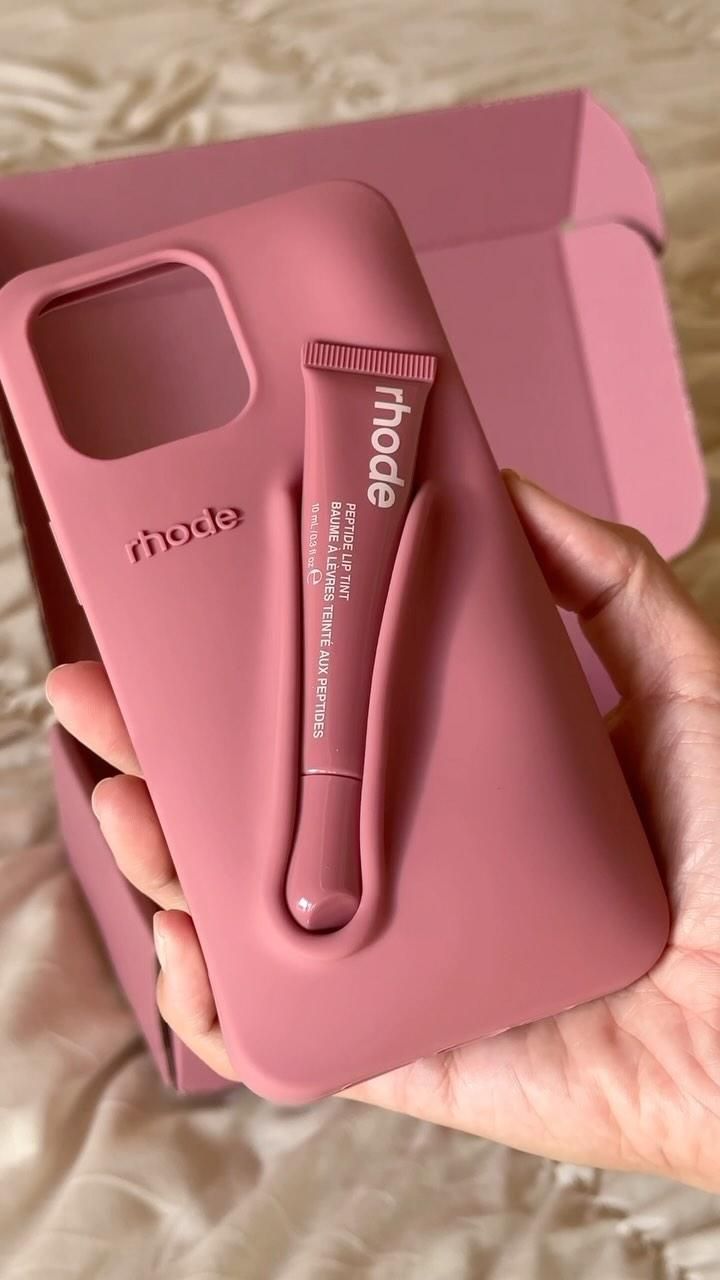 New Original Rhode LipGloss 💄 Silicone Case With Box 🩶