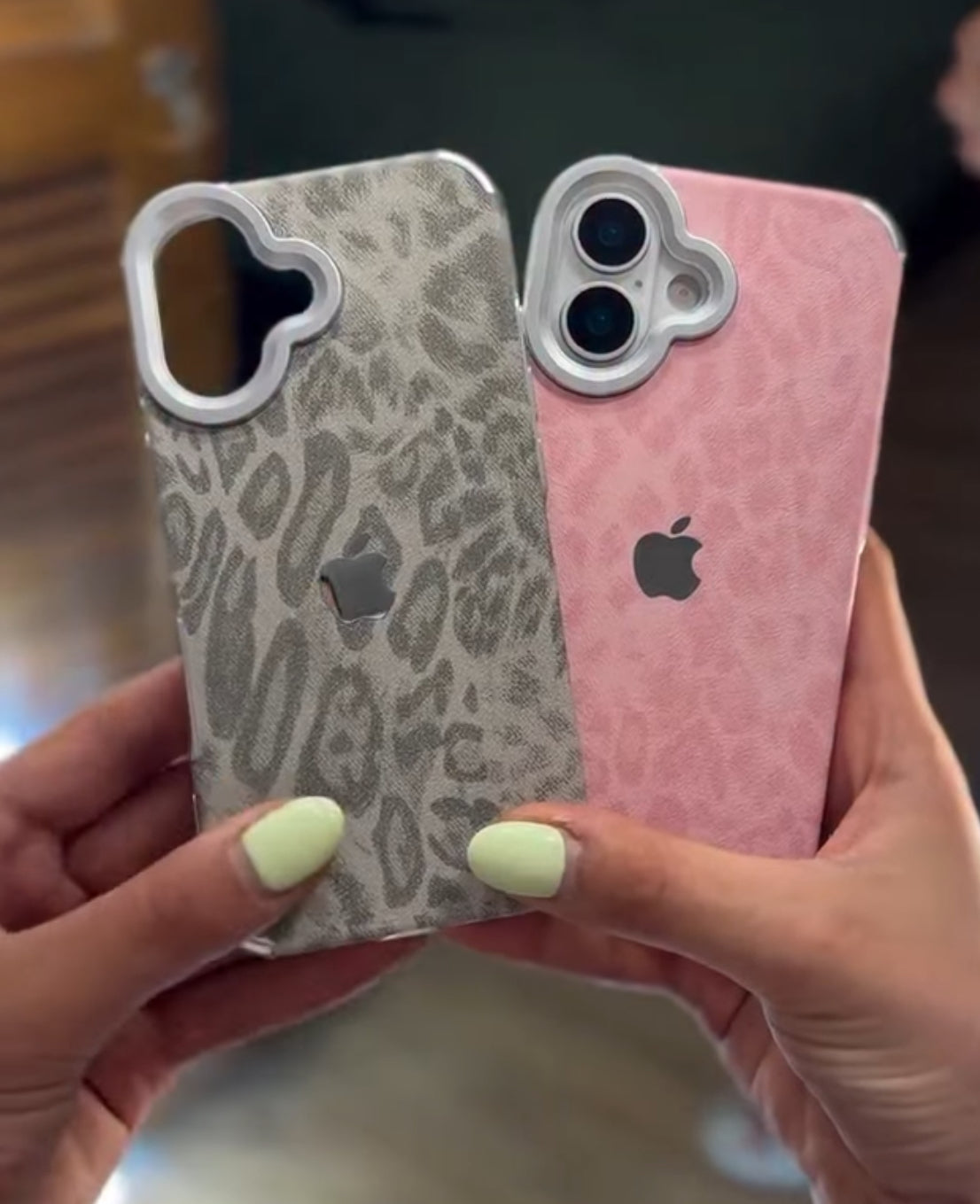 New Luxe Leapords Leather Feel Case