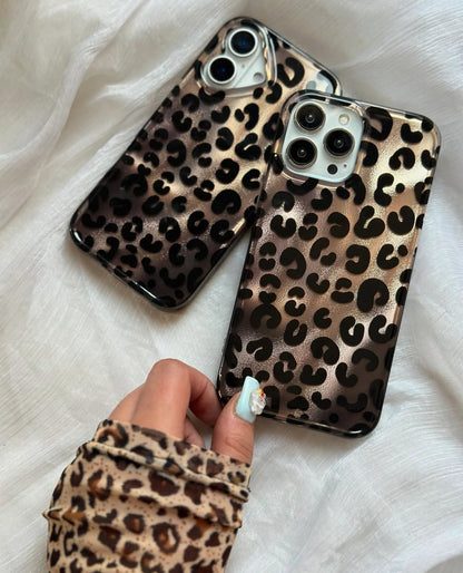 New Leopard print Ruby & Gold Case