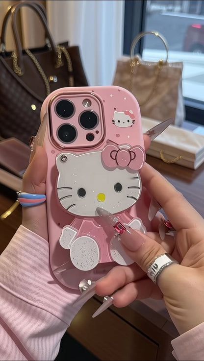 New Hello Kitty Mirror PopStand Case