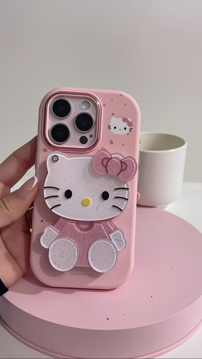 New Hello Kitty Mirror PopStand Case