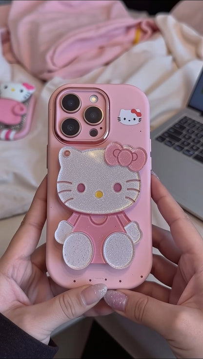 New Hello Kitty Mirror PopStand Case