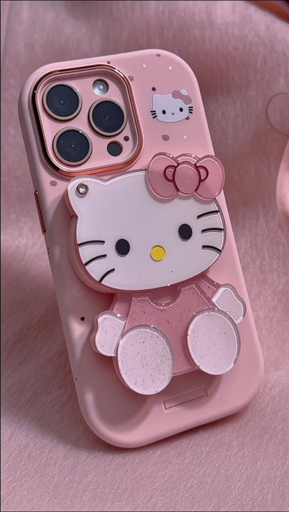 New Hello Kitty Mirror PopStand Case