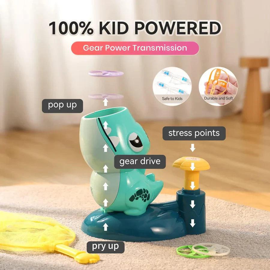 Dino Flying Disc Rocket Launcher