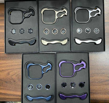 metal camera bumper case with metal camera protection