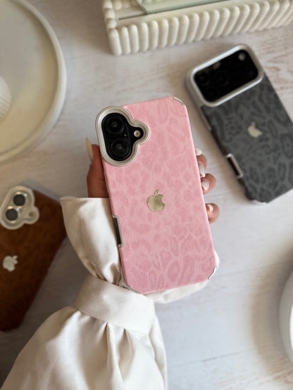 New Luxe Leapords Leather Feel Case