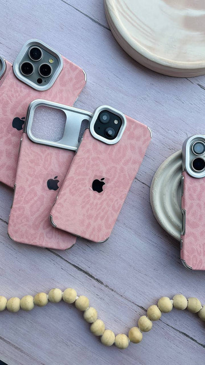 New Luxe Leapords Leather Feel Case