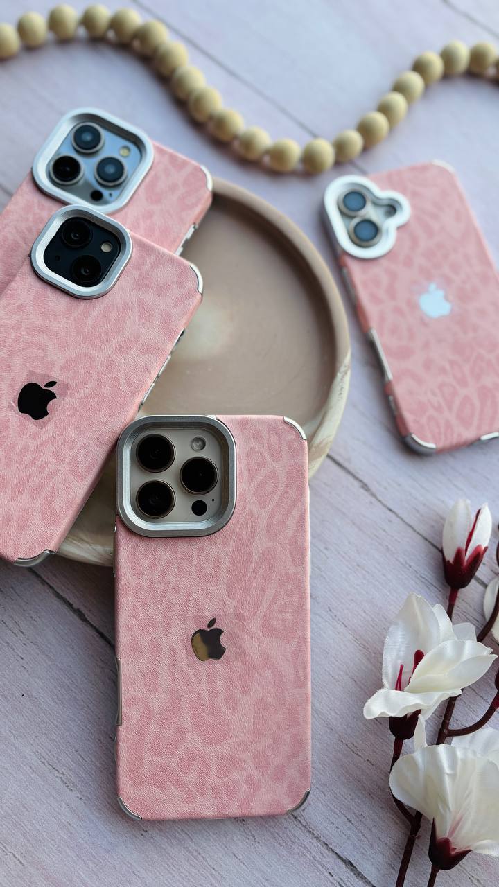 New Luxe Leapords Leather Feel Case
