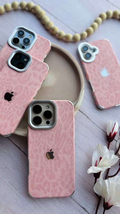 New Luxe Leapords Leather Texture Case