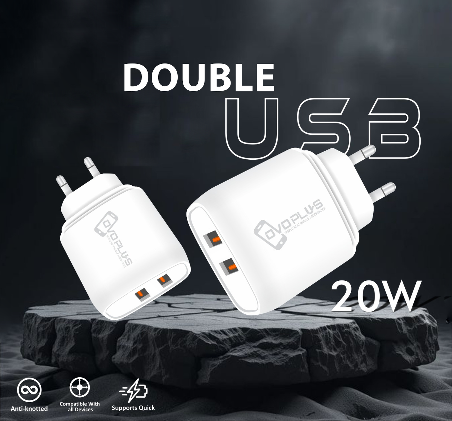 Fast OVO Original Charger (Best For iPhone & Android) 20W