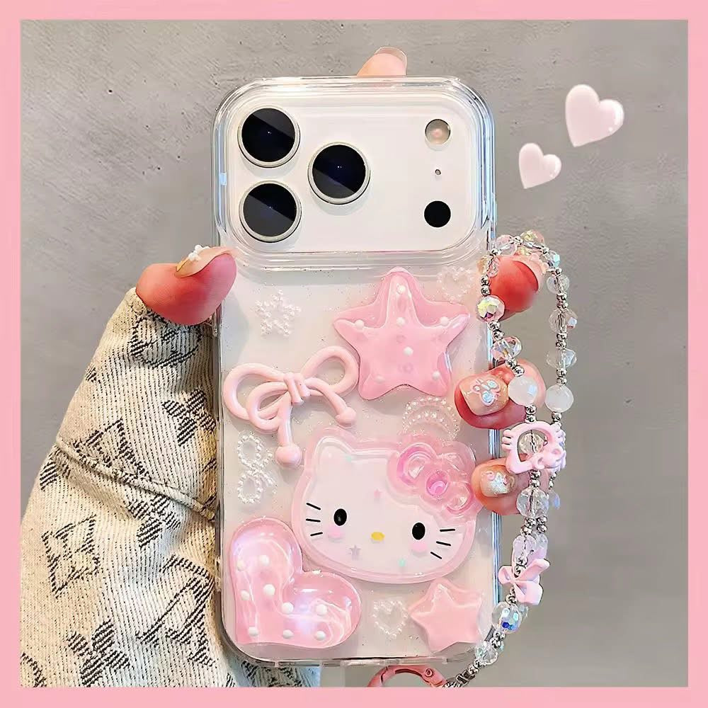 Hello Kitty Star Glitter Case