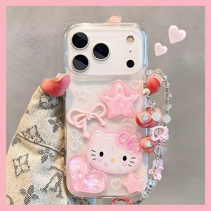 Hello Kitty Star Glitter Case
