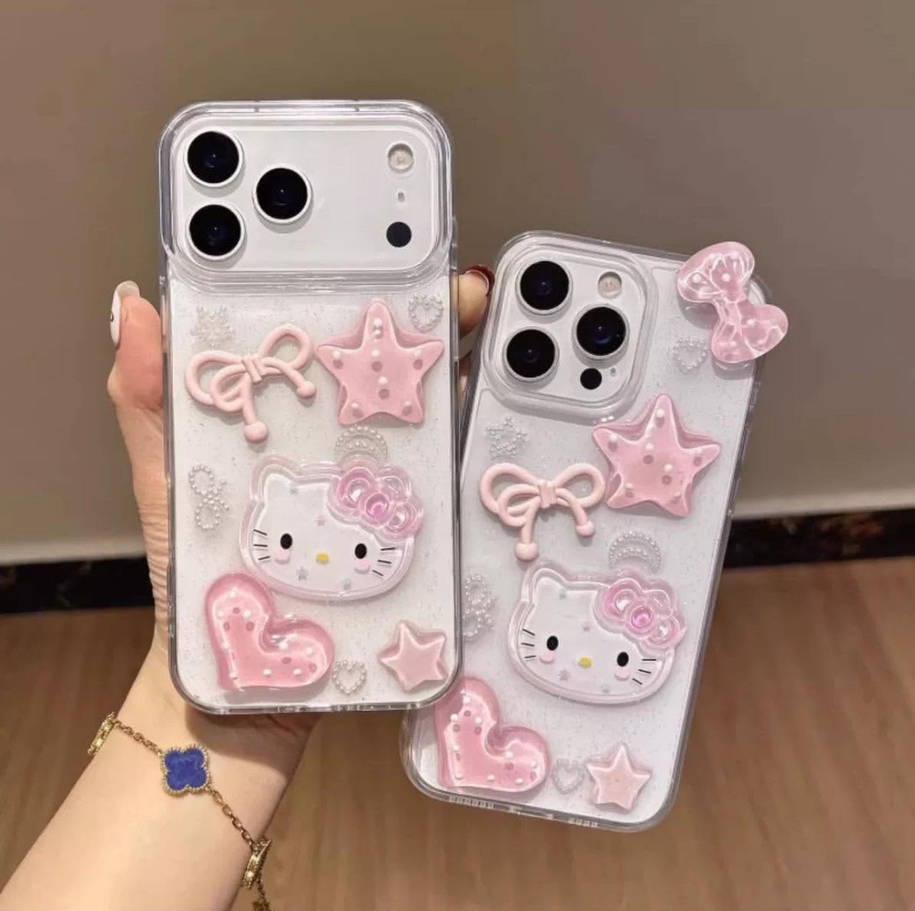 Hello Kitty Star Glitter Case
