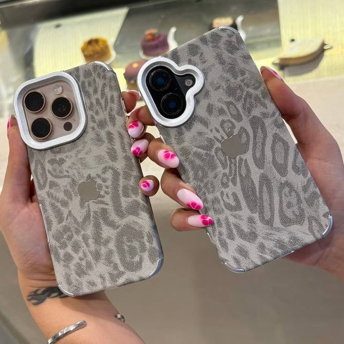 New Luxe Leapords Leather Feel Case