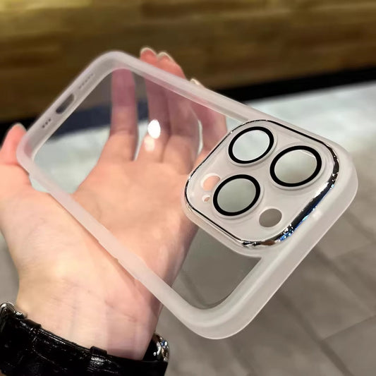 Premium Camera Lens Protection Silicone Case for iPhone