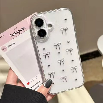 New Premium Bow 🎀 Glitter Case ( 50% OFF )