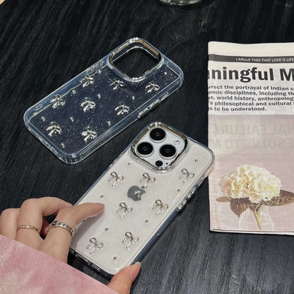 New Premium Bow 🎀 Glitter Case ( 50% OFF )