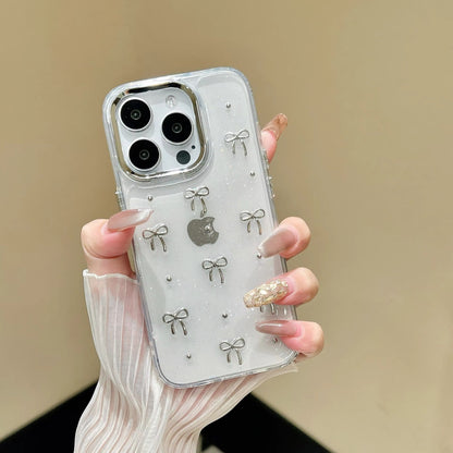 New Premium Bow 🎀 Glitter Case ( 50% OFF )