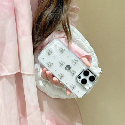New Premium Bow 🎀 Glitter Case ( 50% OFF )